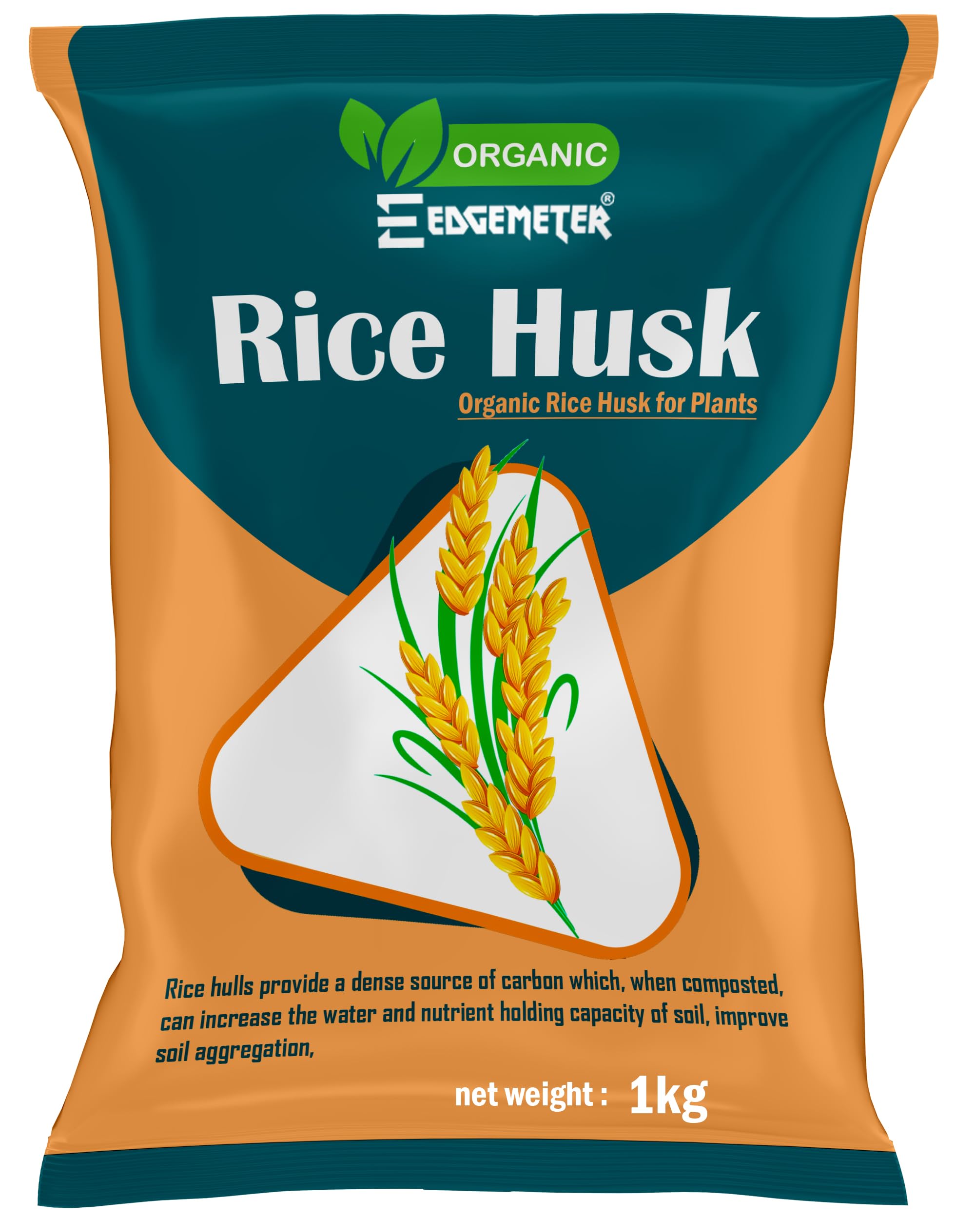 EDGEMETER Organic Rice Husk for Plants 1 kg | Best Horticuture Grade Rice Husk for Ideal Soilmix Potting Mix for All Kind of Plants Bonsai Succulents and Seeds Germination 1kg (B0CYTG95VC) Amazon Price History, Amazon Price Tracker