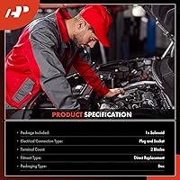 Vista 2 de A-Premium Solenoide de Sincronización Variable del Motor (VVT) Conjunto de Válvula de Carrete Delantero Compatible con Vehículos Acura y Honda