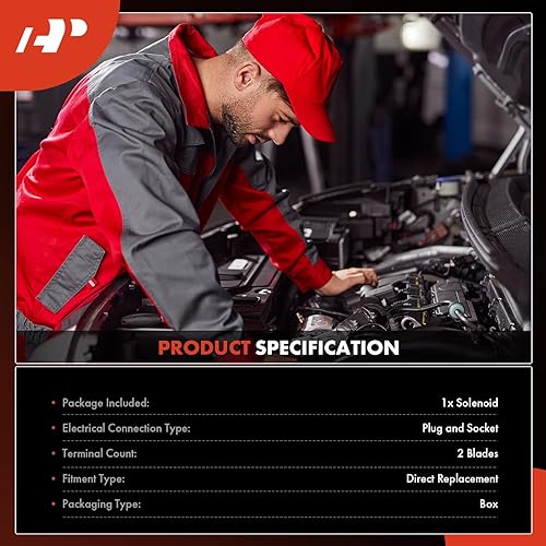 Miniatura 2 de A-Premium Conjunto de válvula de carrete delantero de solenoide de sincronización variable del motor (VVT) compatible con vehículos Acura y Honda -