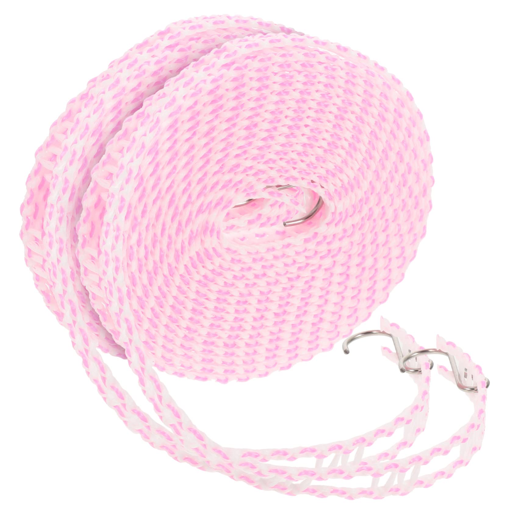 OFFSCH 2pcs Portable Travel Clothesline Windproof Laundry Drying Rope for Camping Vacation Indoor Outdoor Use Easy to Carry Heavy Duty Design