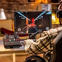 Vista 7 de Conjunto de equipo de podcast para 2 micrófonos, kit de creador de contenido de video de Tiktok, interfaz de audio, mezclador DJ, tarjeta