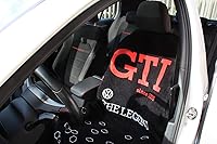 Vista 4 de BRISA VW Collection - Toalla de baño de playa Volkswagen en diseño GTI (GTI The Legend/negro)