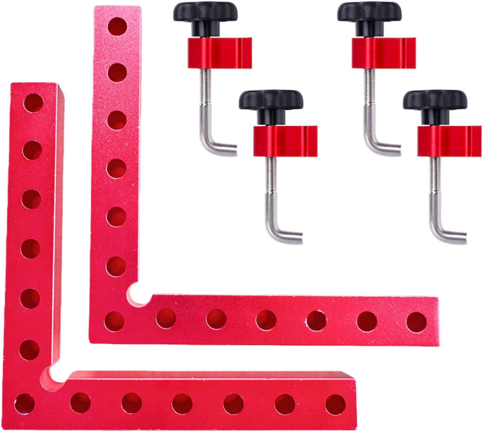 90 Degree Positioning Squares Right Angle Clamps, 140mm/5.5''