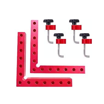 90 Degree Positioning Squares Right Angle Clamps, 140mm/5.5