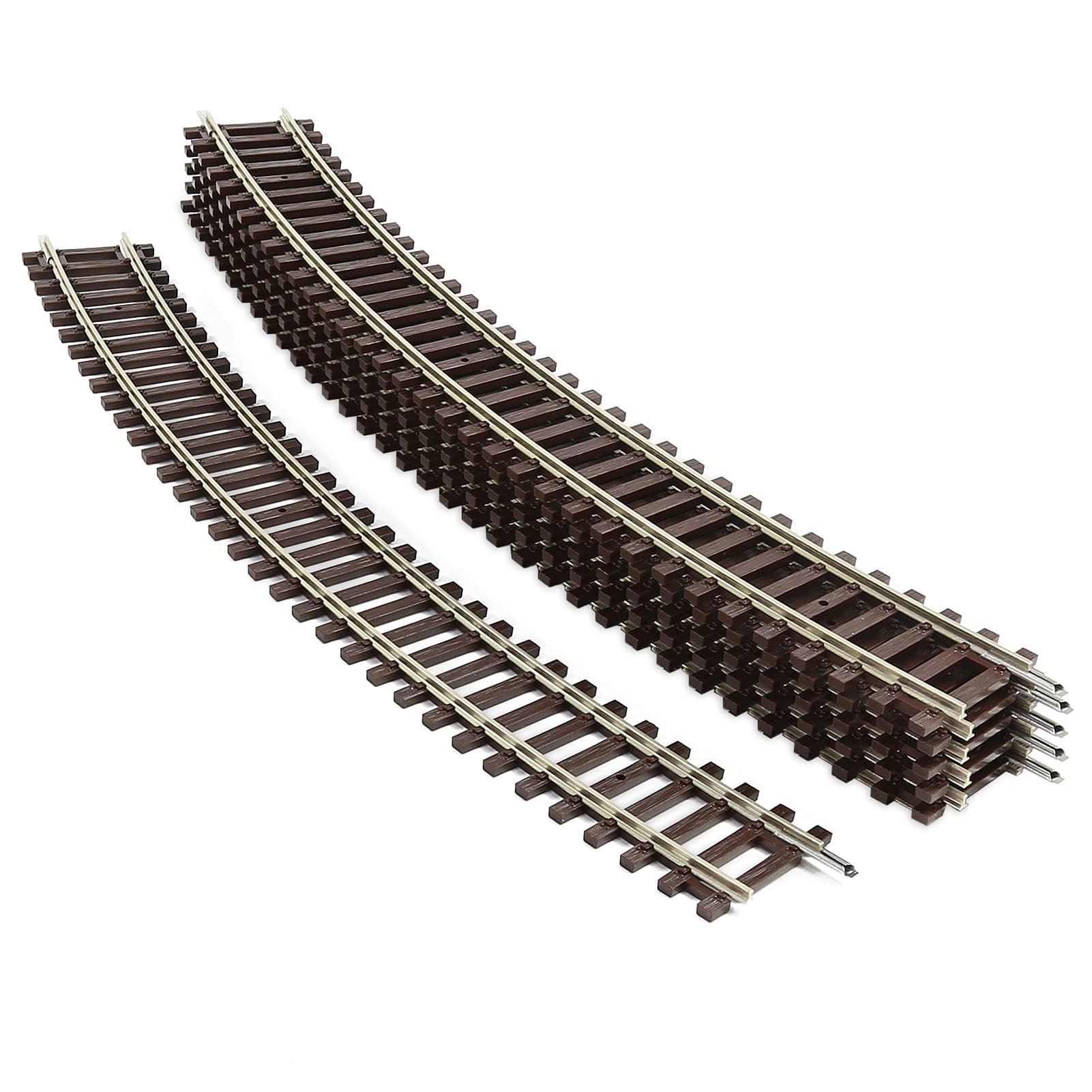 Evemodel Piste H0 1:87 Code 100 19" Modèle Rayon Courbe Trace Cuivre Nickel Rail Paysage (12/Pkg)