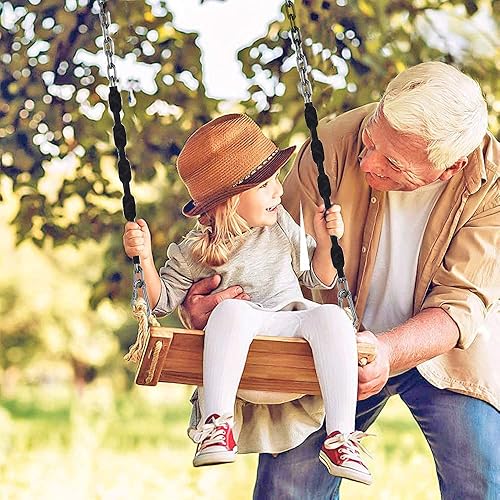 Miniatura 2 de 2 cadenas de acero inoxidable (84 pulgadas), accesorios de columpio resistentes, 4 hebillas de conexión rápida, columpios de patio de juegos para