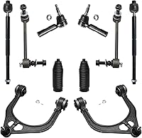 Vista 665 de Detroit Axle - Kit de suspensión frontal de 10 piezas para Dodge Avenger 2008-2014, Chrysler Sebring 2007-2010, 2 brazos de control inferiores, 2