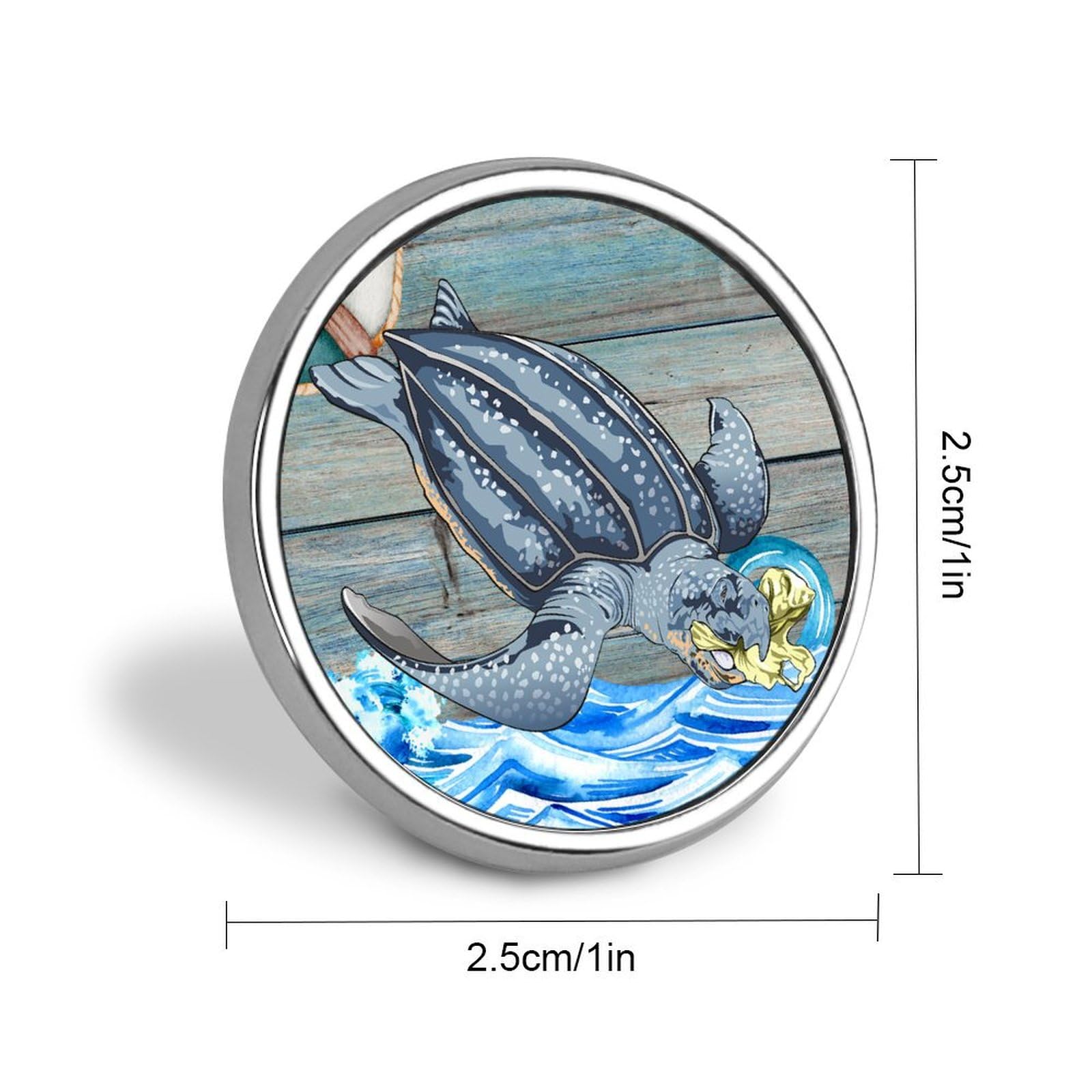Anstecknadeln, Emaille, Delfin, Kompass, Pins für Rucksäcke, Ozean, Meer, Meer, Park, nautische Küste, Meereslebewesen, Pin-Set für Büchertaschen, Anstecknadeln, Dekor