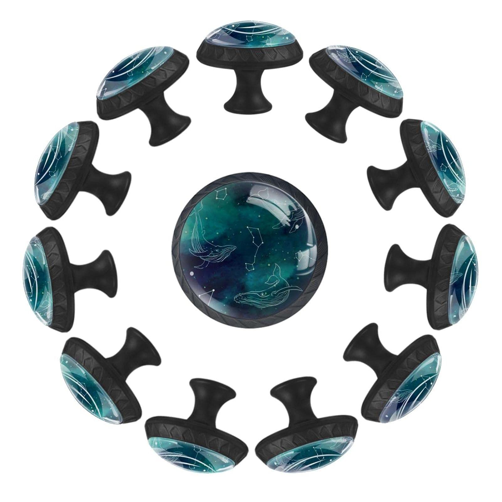 Bouton de tiroir constellation baleine pour eveiller l'imaginaire des petits