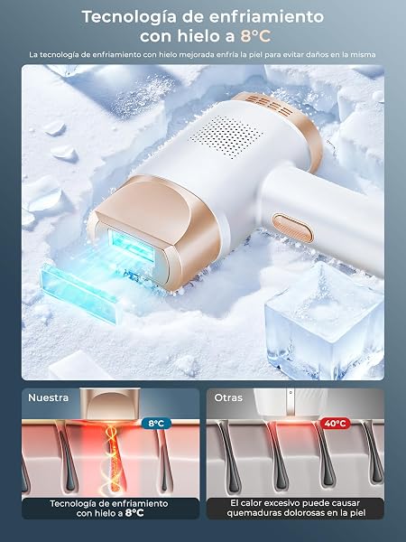 Visita la tienda de Deplite 21J Depiladora Laser con Función de Refrigeración, 600-1200NM Depiladora Luz Pulsada con 9 Niveles de Energía, Pantalla Táctil LCD para Mujer y Hombre, Bikini, Axilas, Cara, Cuerpo Blanco in use