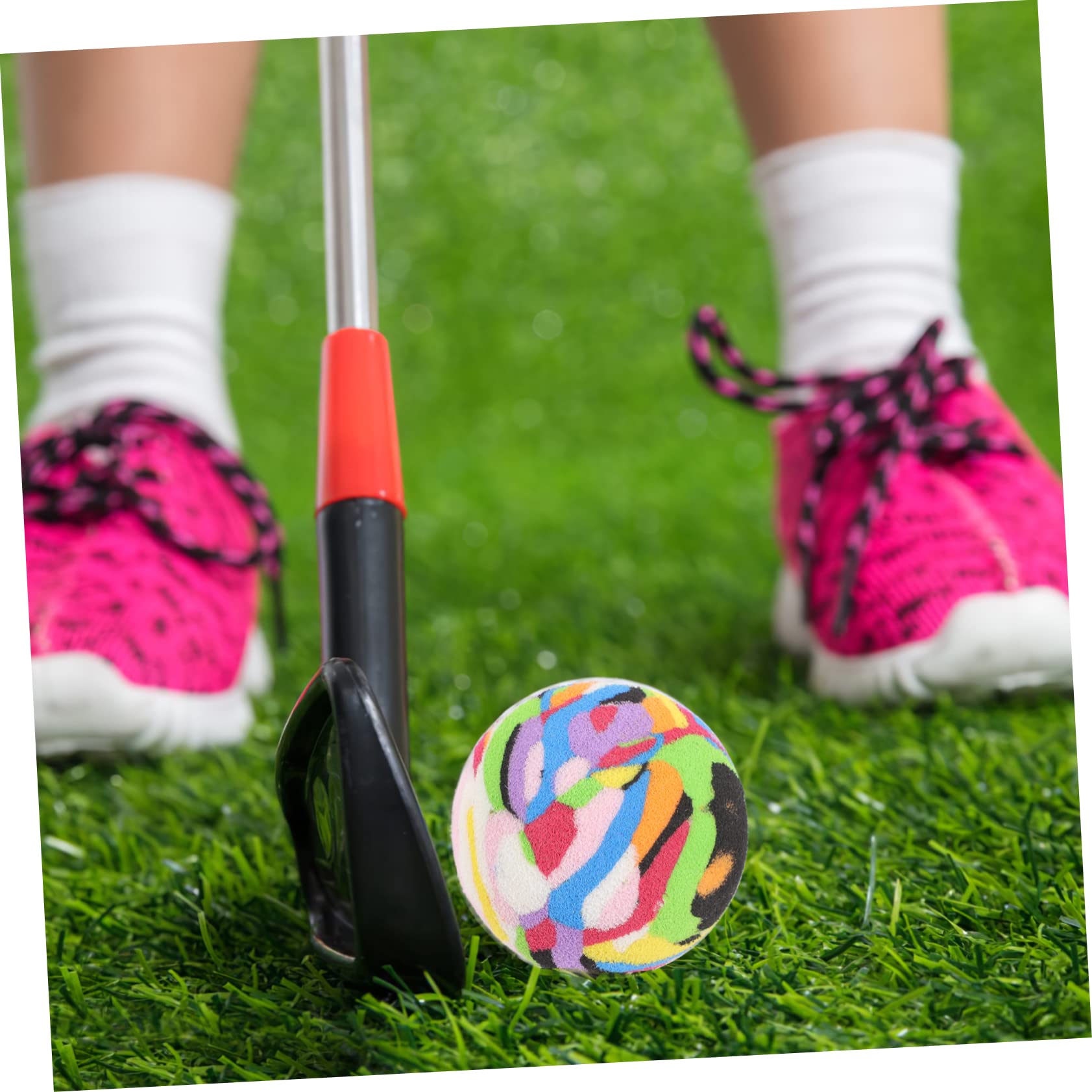 TOYANDONA Übe Ballschwing Flugtrainingsbälle Farbige Golfbälle Schaumstoff-golfbälle Üben Gebrauchte Golfbälle Tragenresistente Golfen Eva