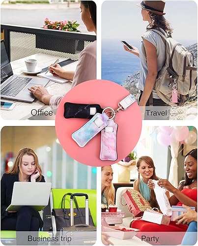 Miniatura 19 de COOKOOKY Chapstick - Llavero con clip para bálsamo labial