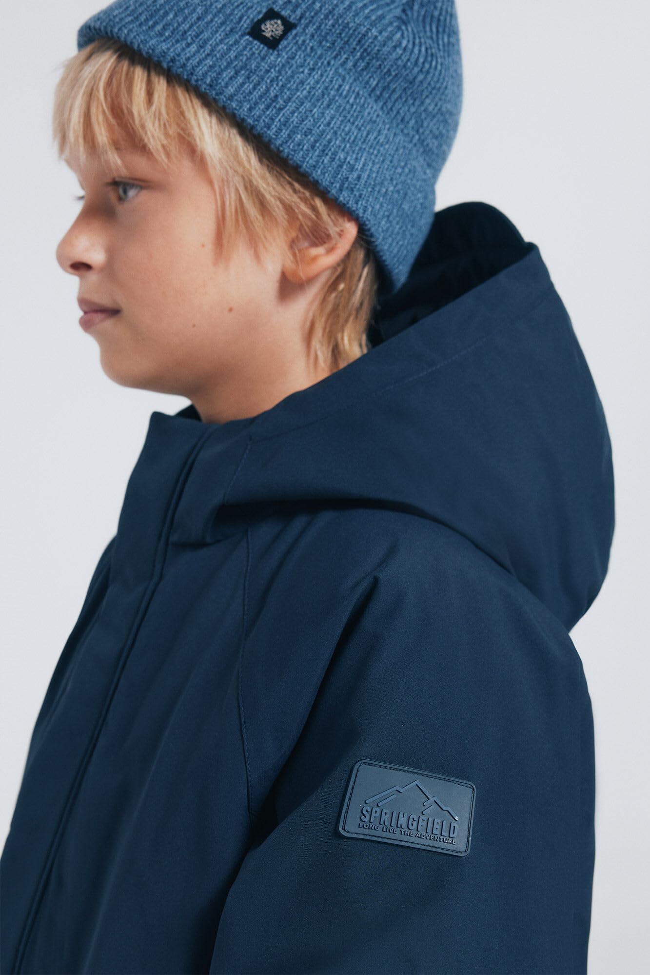 Springfield Men's Puffer Parka Parka Abolata Bambini e ragazzi