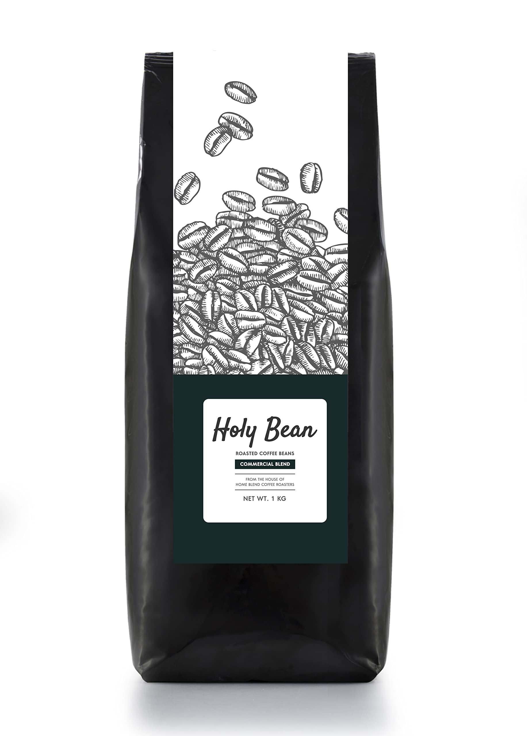 Holy Bean - Commercial Blend - Roasted Coffee Whole Beans - Medium Dark Roast - Pack of 1 KG, Bag (B09YRRVWWL) Amazon Price History, Amazon Price Tracker