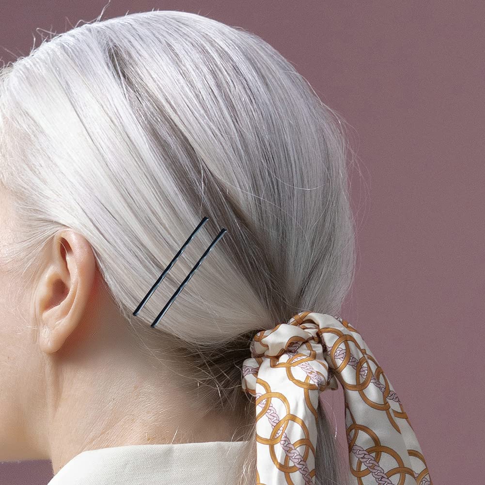 Bobby Pins, PEOUWNES 200 Count Premium Hair Pins for Women Girls, Great for All Hair Types, 2 Inches, Black and Golden : Beauty & Personal Care