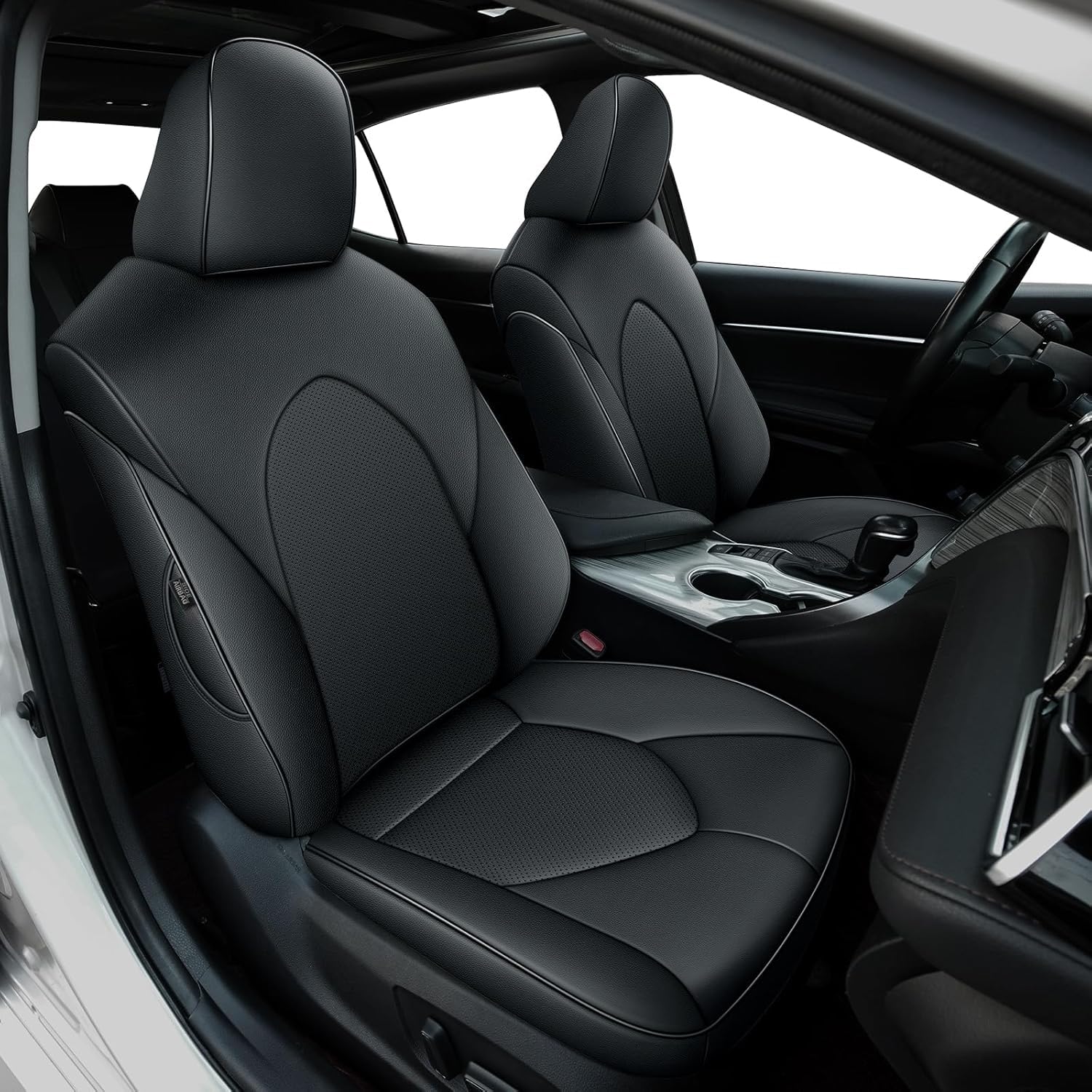 AOMSAZTO Custom Fit Seat Covers for Toyota Camry 2018-2024 Hybrid XLE, XSE