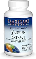 Vista 1 de Planetary Herbals Valerian Extract Full Spectrum 650mg, Botanical Support For Restful Sleep