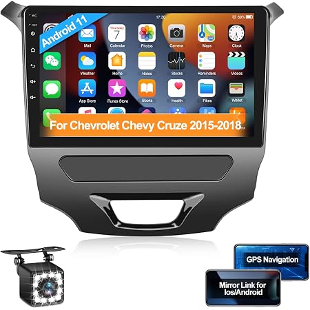 Amazon: Android 11 Car Stereo for Chevrolet Chevy Cruze 2015-2018,9