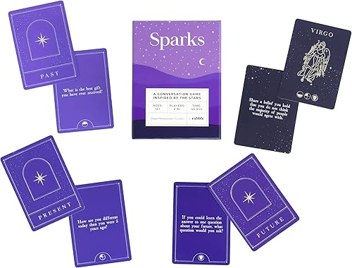 Miniatura 7 de Rabble Sparks - Un juego de conversación inspirado en las estrellas  Tarjetas de conversación juegos de fiesta rompehielos