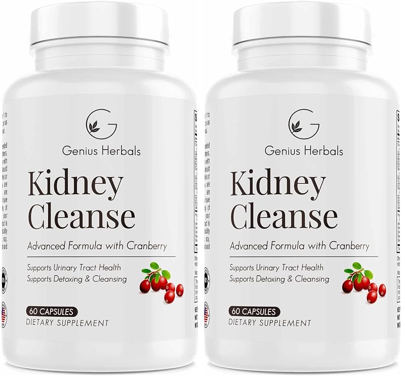 GENIUS HERBALS Suplemento Fitoterápico com Extrato de Cranberry, 120 cápsulas