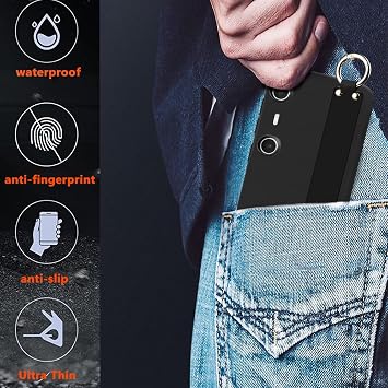 Xreal Beam Pro用Pusiikeer ケース、リストストラップハンドホルダーブレスレットシリコン保護カバーケース Xreal Beam Pro用 - ブラック