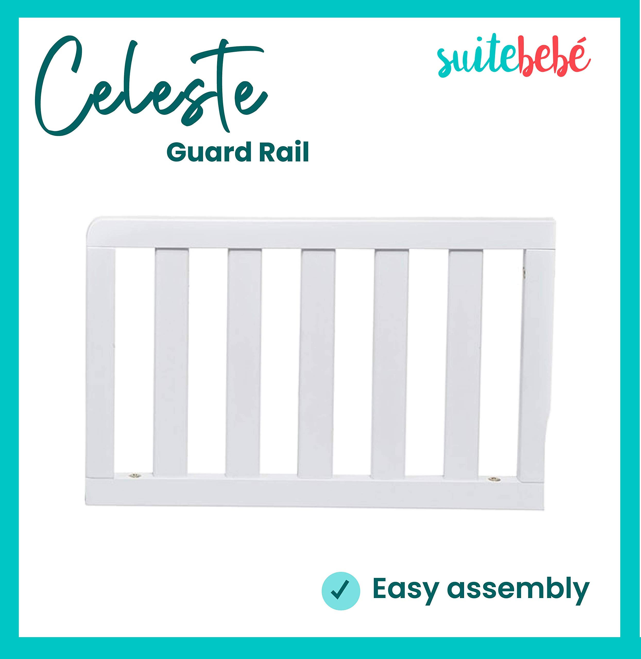 Suite Bebe - Celeste Toddler Guard Rail - White