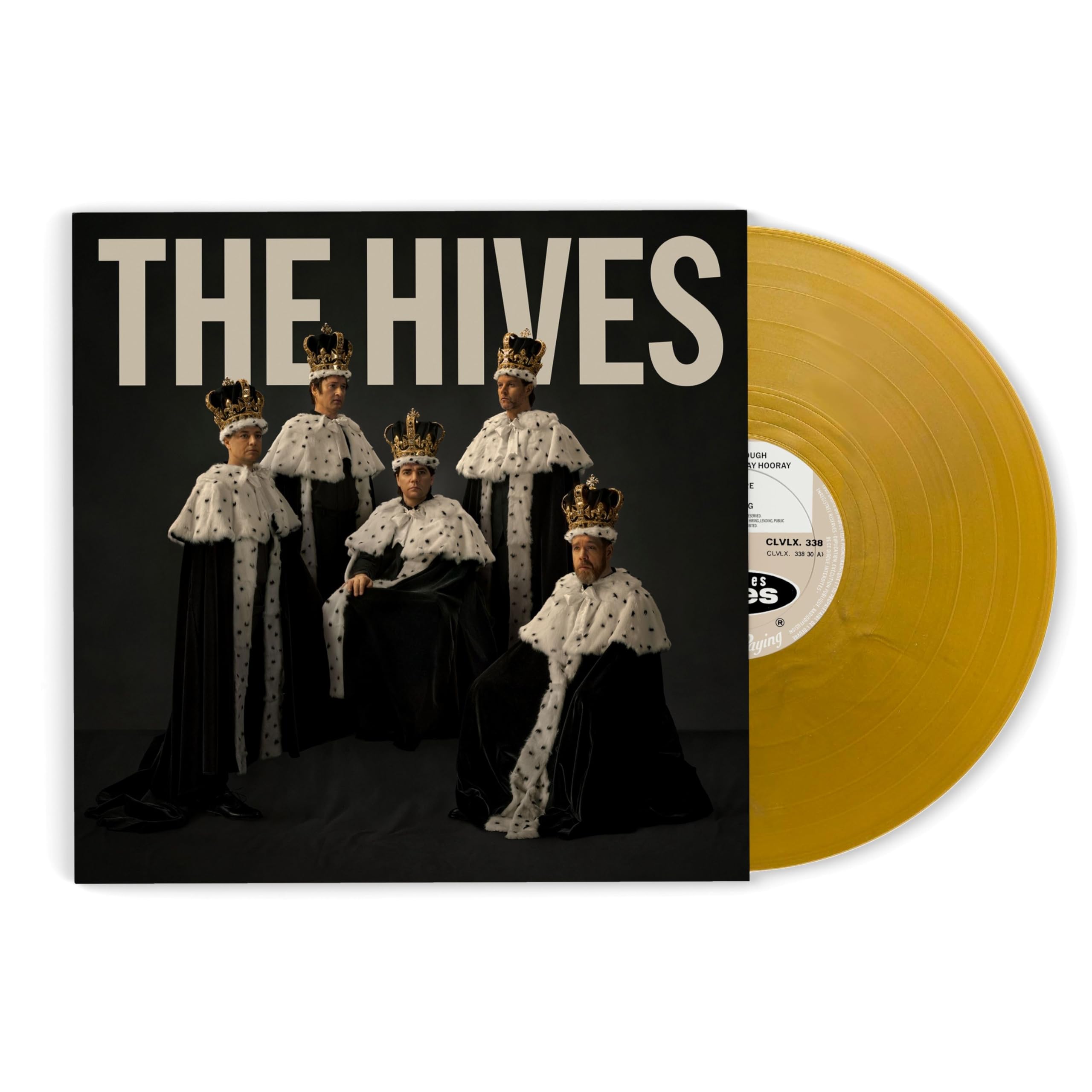 The Hives LP Forever Forever the Hives - The  Hives Forever GOLD VINYL Mails SAM