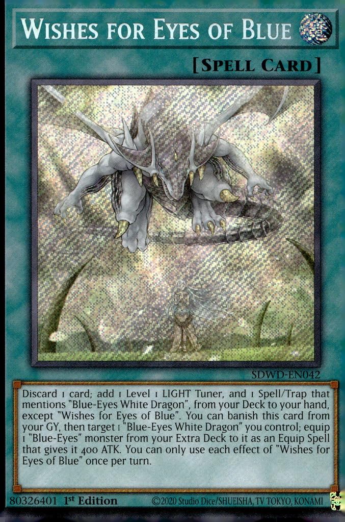 Amazon.com: Wishes for Eyes of Blue (Secret Rare) - SDWD-EN042 - Secret  Rare