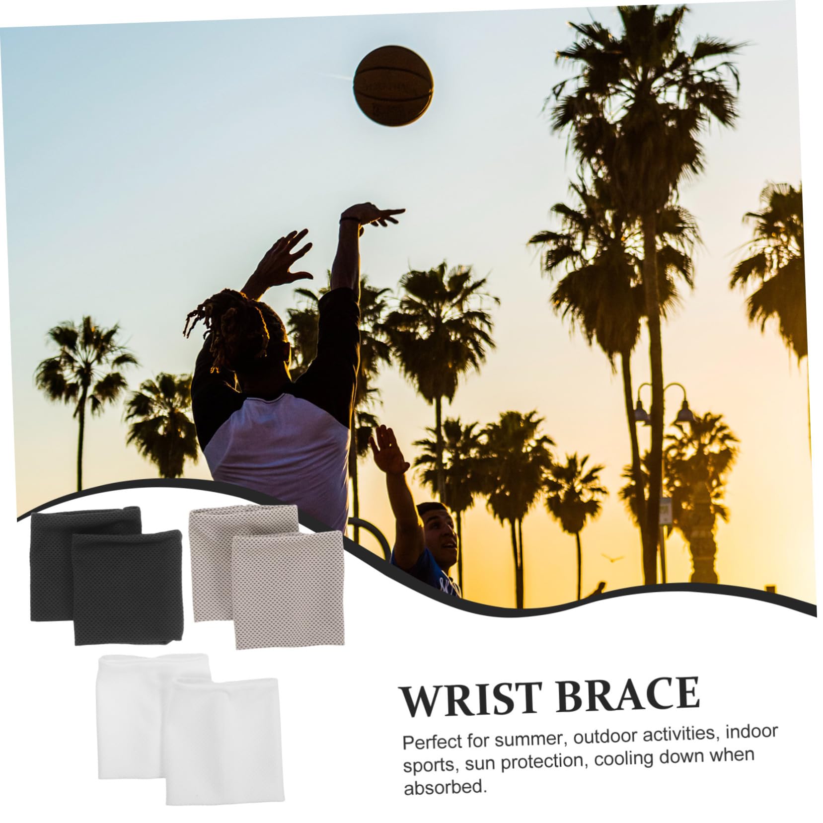 GOOHOCHY Cuff Knitting Set Kit Wrist Protective Sleeves Wrist Brace for Fitness