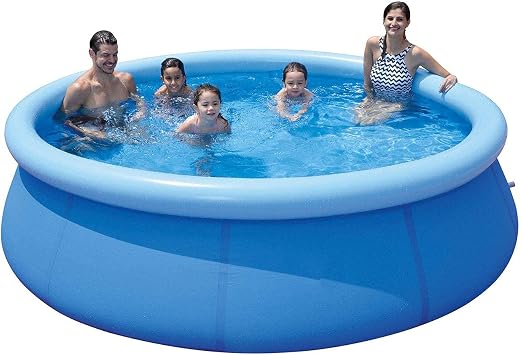 Ground Pool for Family,Thick PVC Inflatable Kiddy Pool,Large Inflatable Pool for Backyard Blow Up Pool-360x76cm142x30inch