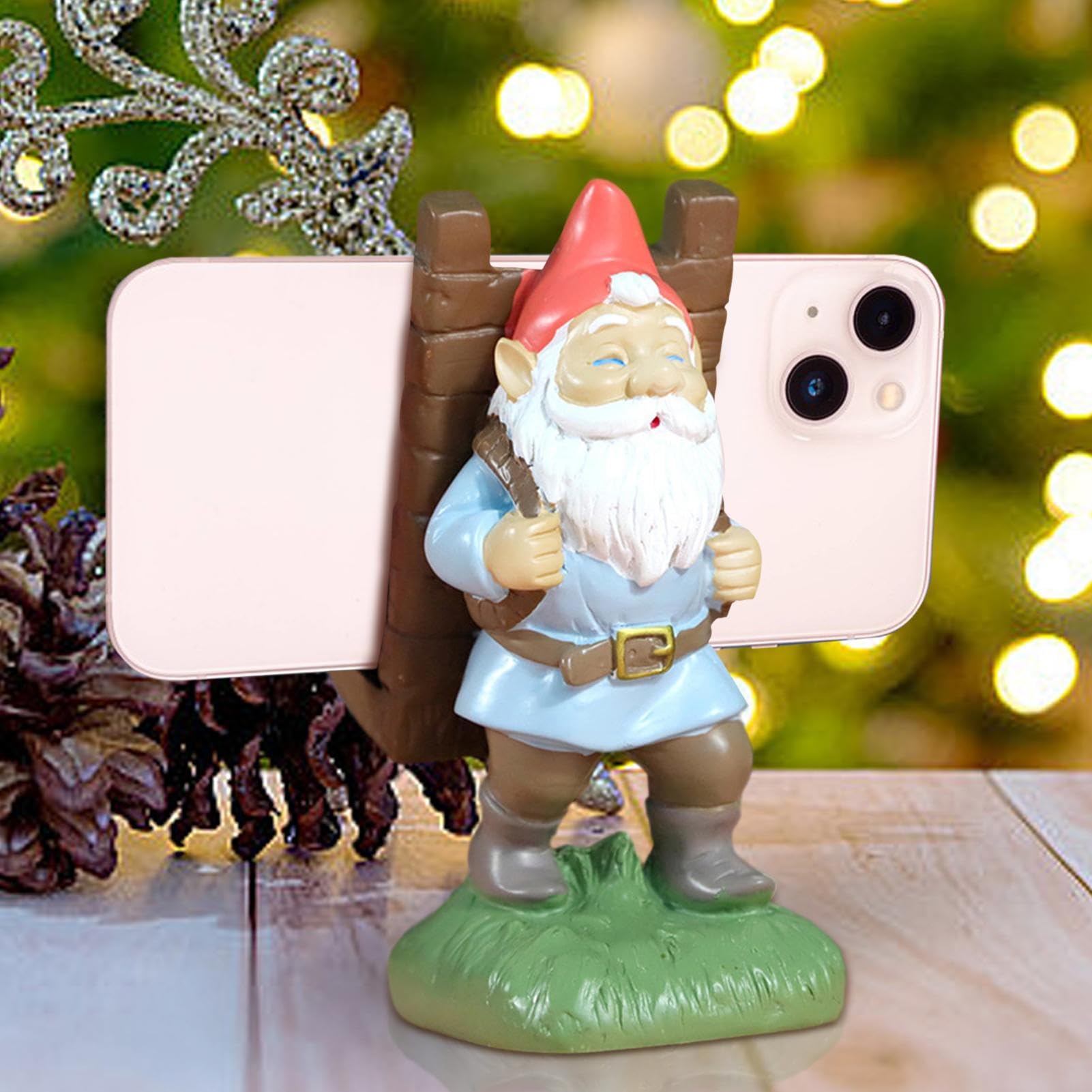 Amazon.co.jp: スマホスタンド | 樹脂製クリスマスサンタ電話ラック 