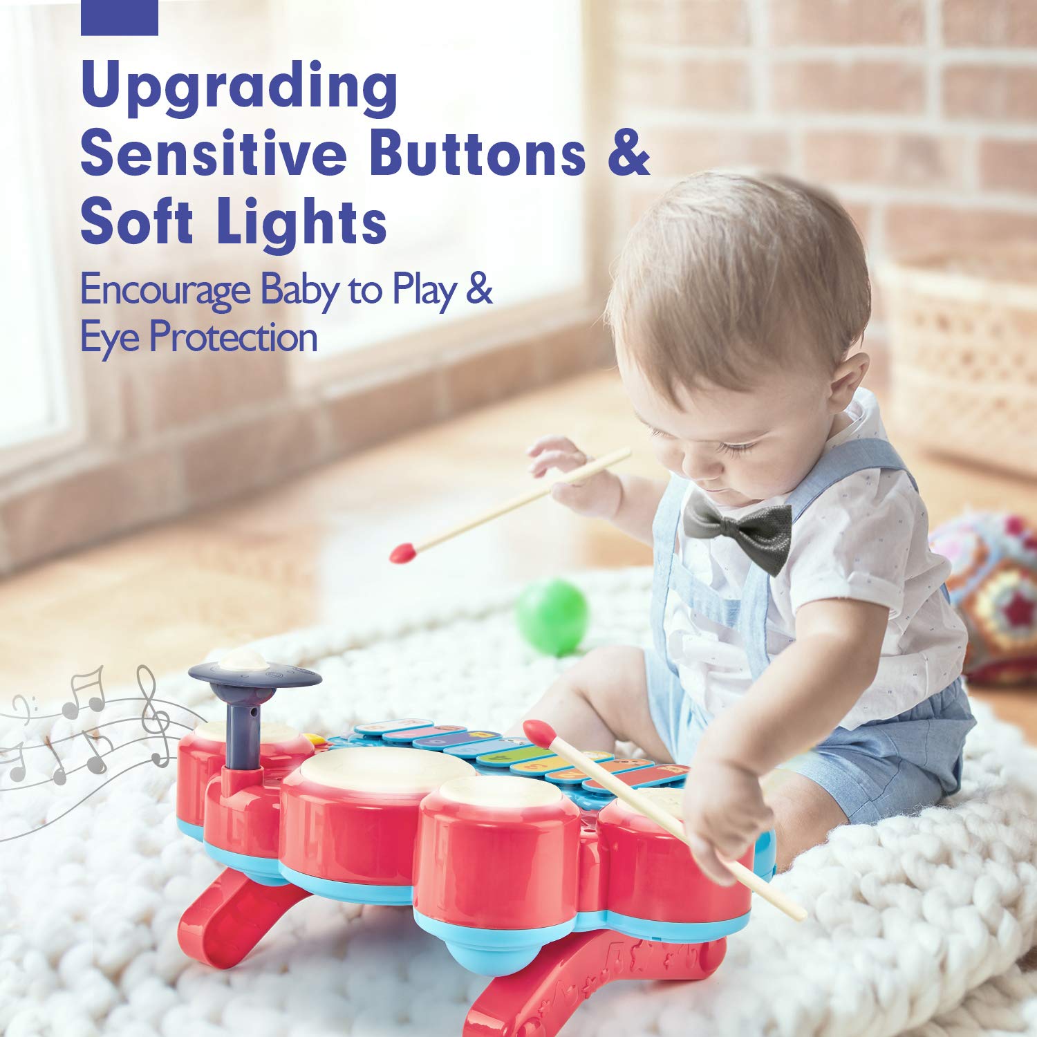 Buy 5 in 1 Baby Musical Instruments Toddler Toys for 1 Year Old Girls