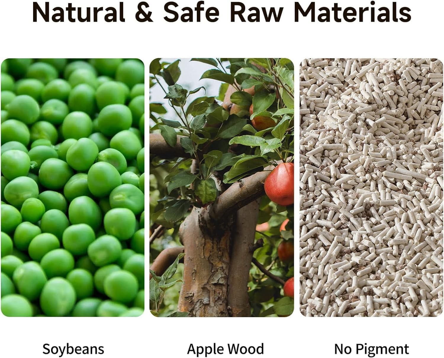 FUKUMARU Tofu Cat Litter, Clumping Litter for Cats, 19L Mixed Apple Wood Pellets, Dust-free and Easy Clumping, Odour Control, Flushable, Direct to Toliet,Low Residue 3 71oL9Y5gavL. AC SL1500