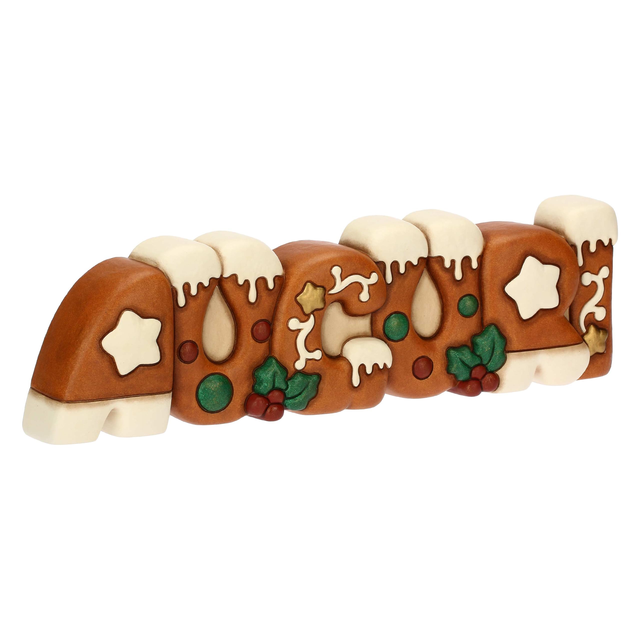 THUN - Scritta "Auguri" in ceramica-35x5,1x10 cm