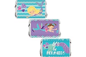 Celebrate Under the Sea with our Little Mermaid Candy Bar Wrappers