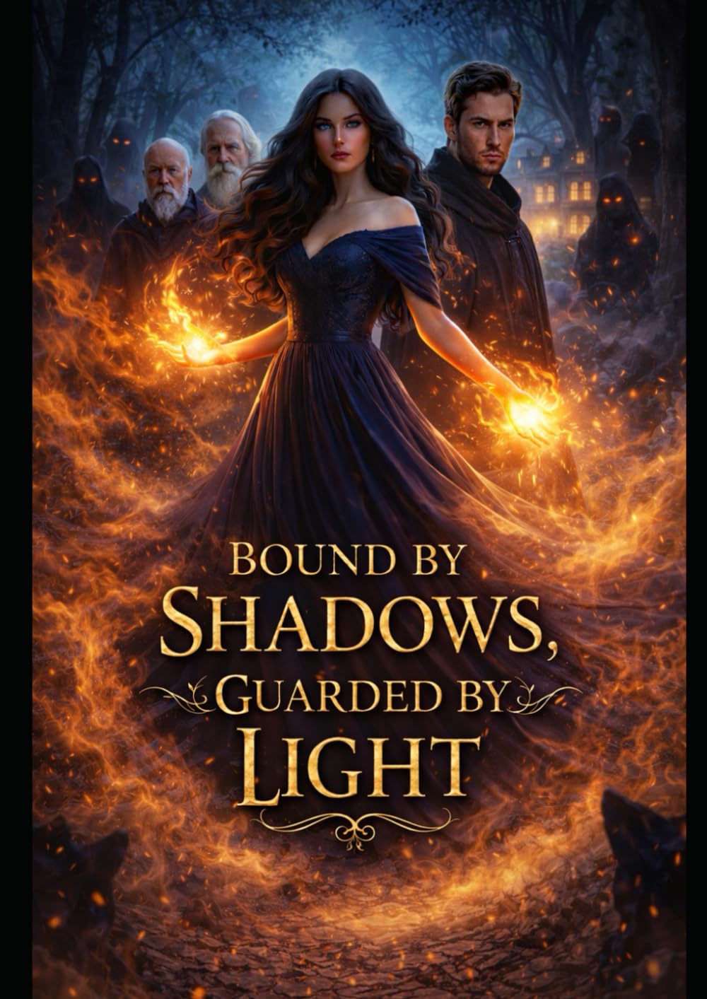 Bound by Shadows, Guarded by Lights: A Dark Fantasy of Power, Betrayal, and Slow-Burn Love