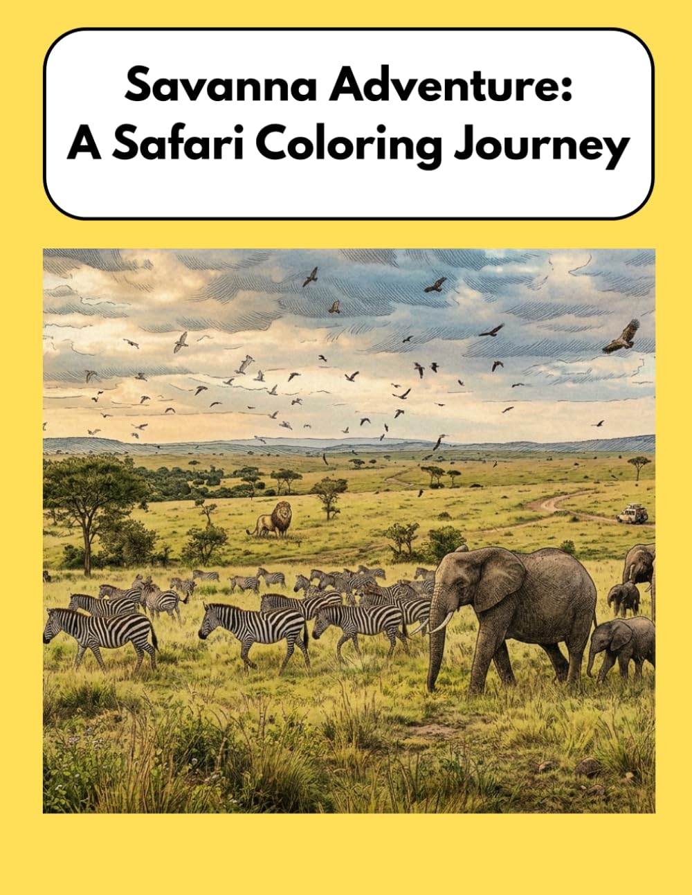 Savanna Adventure: A Safari Coloring Journey
