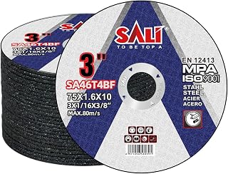 25 Pack Cut Off Wheels 3 Inch General Purpose Metal Cutting Wheel for 3 in Angle Grinders and Die Grinders- Cutting Disc Aggressive Cutting 3" x 1/16" x 3/8" Operating Up to 25000 RPM and 80 M/S