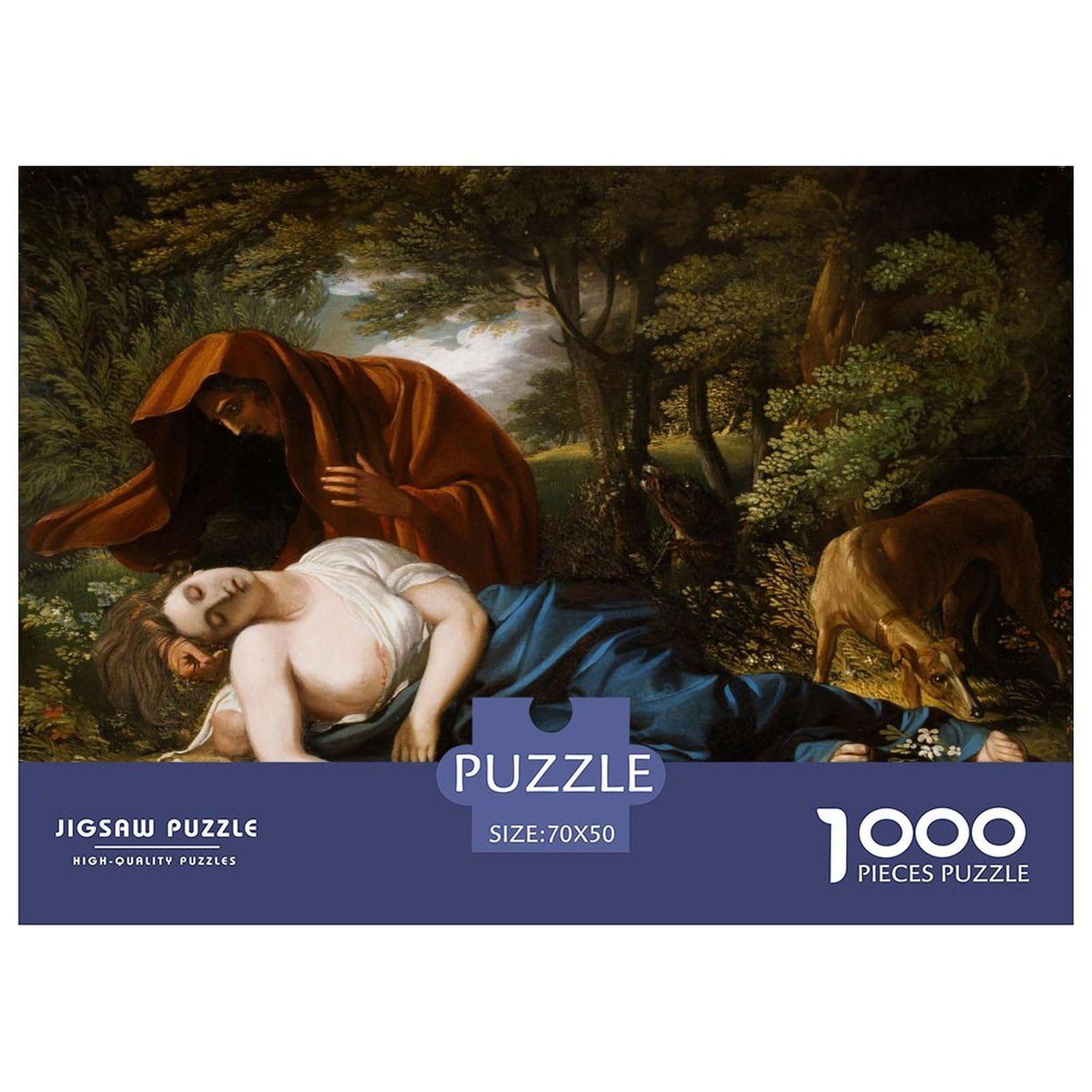 The Death of Procris Wooden Jigsaw Puzzle Waterproof 1000 Piece Puzzles for Adults Colourful Home Decoration