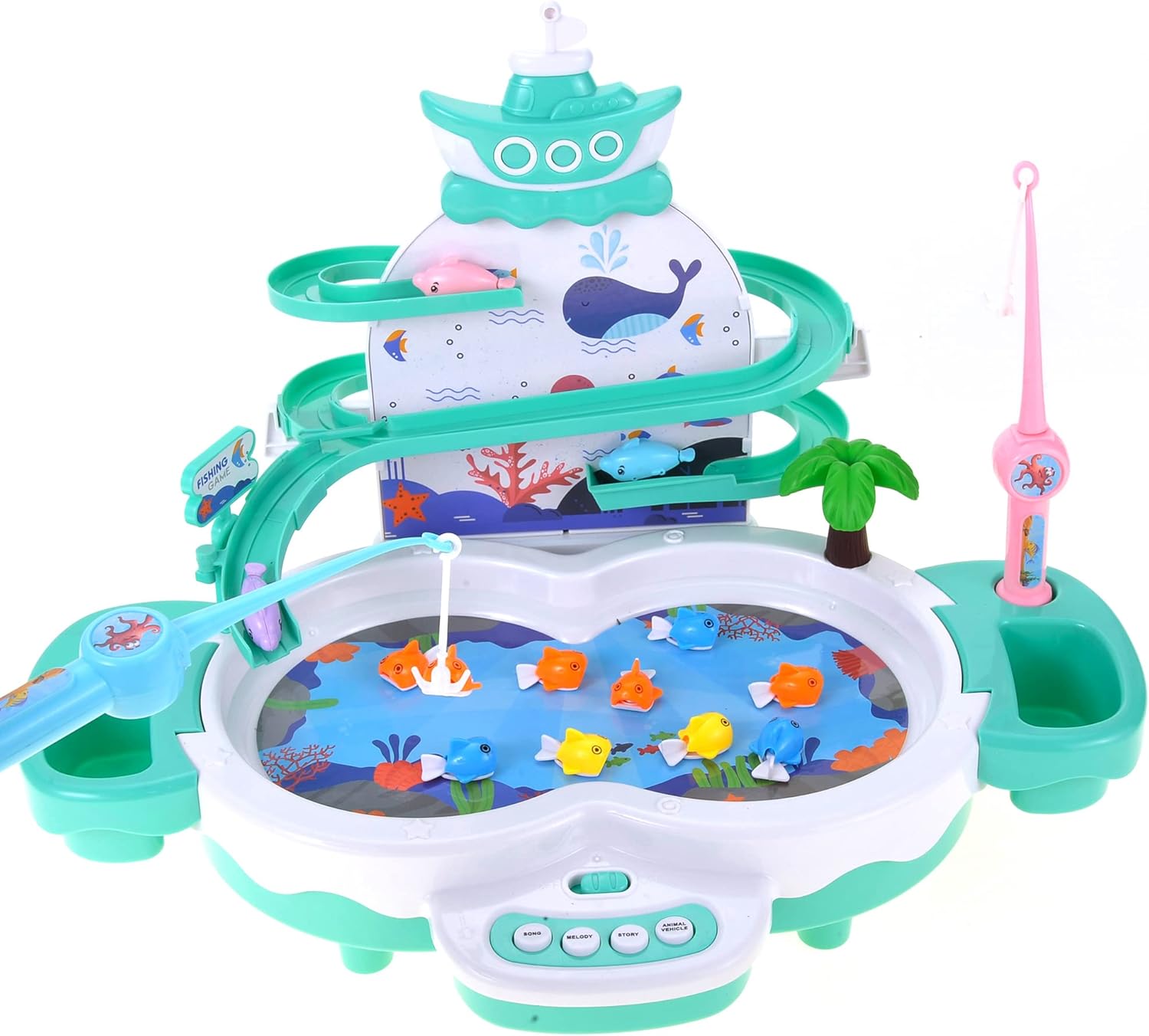 PowerTRC Fishing Pond Toy for Kids Electronic