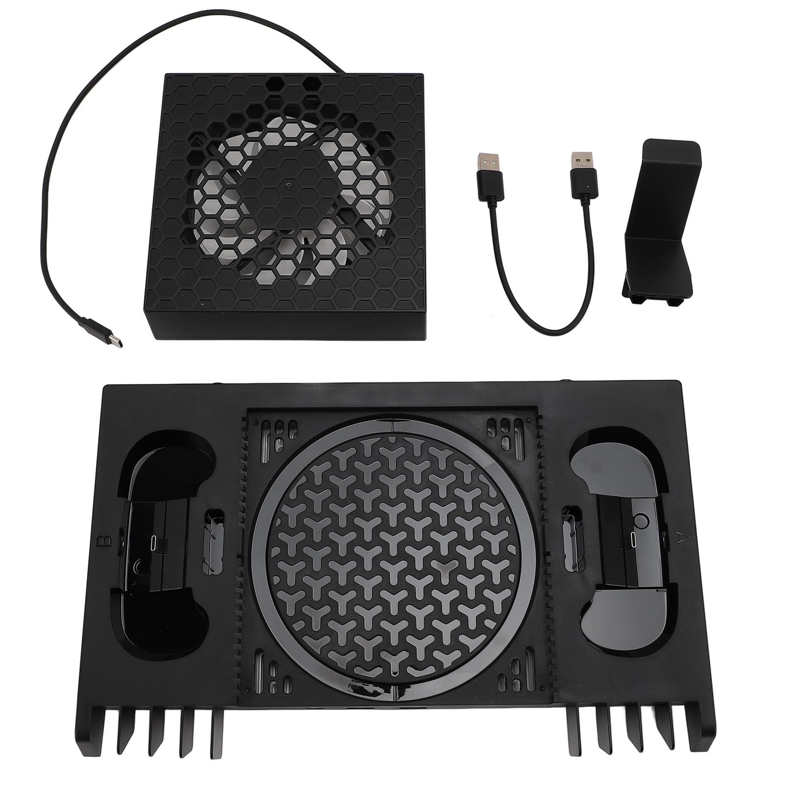 Saluaqui Stand di Raffreddamento della Console Avanzato con Illuminazione RGB e Dock di Ricarica a Doppio Controller per la Serie X - Efficiente Dissipazione di Calore con Dispositivo di