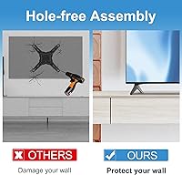 Vista 4 de Patas de TV para soporte de TV LG, para 49UN 50UN 55UN 55UN LG TV Legs 55UN6900 55UN7200 55UN7300 55UN7300PUB 55UN6950ZUA 55UN6955ZUF 50UN6900