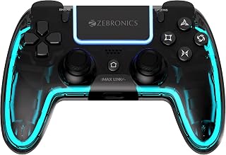 ZEBRONICS MAX LINK PRO, Wireless Controller, Hall Effect, 6 Axis Gyro, Analog Triggers, Touch Pad, Dual Motor Haptics, Mac Price In India