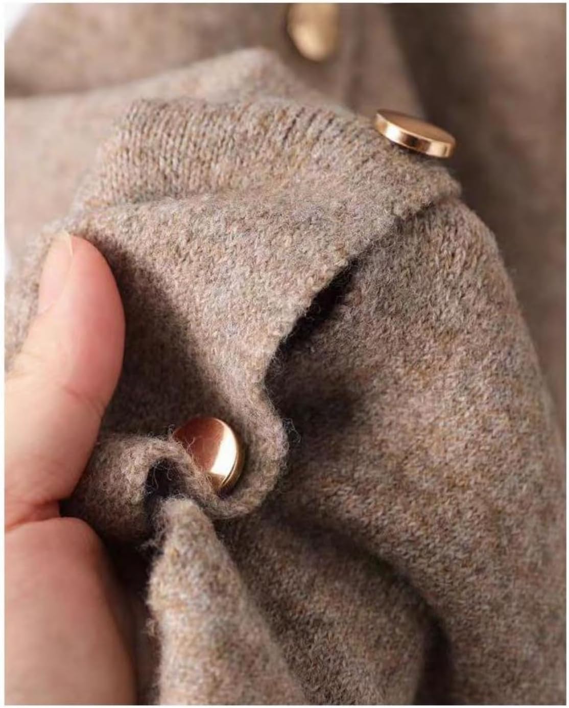 Women's Versatile Knitted Shawls Scarf Poncho Sweater Capes with Buttons Lightweight Spring Summer Fall Winter Wraps image 4
