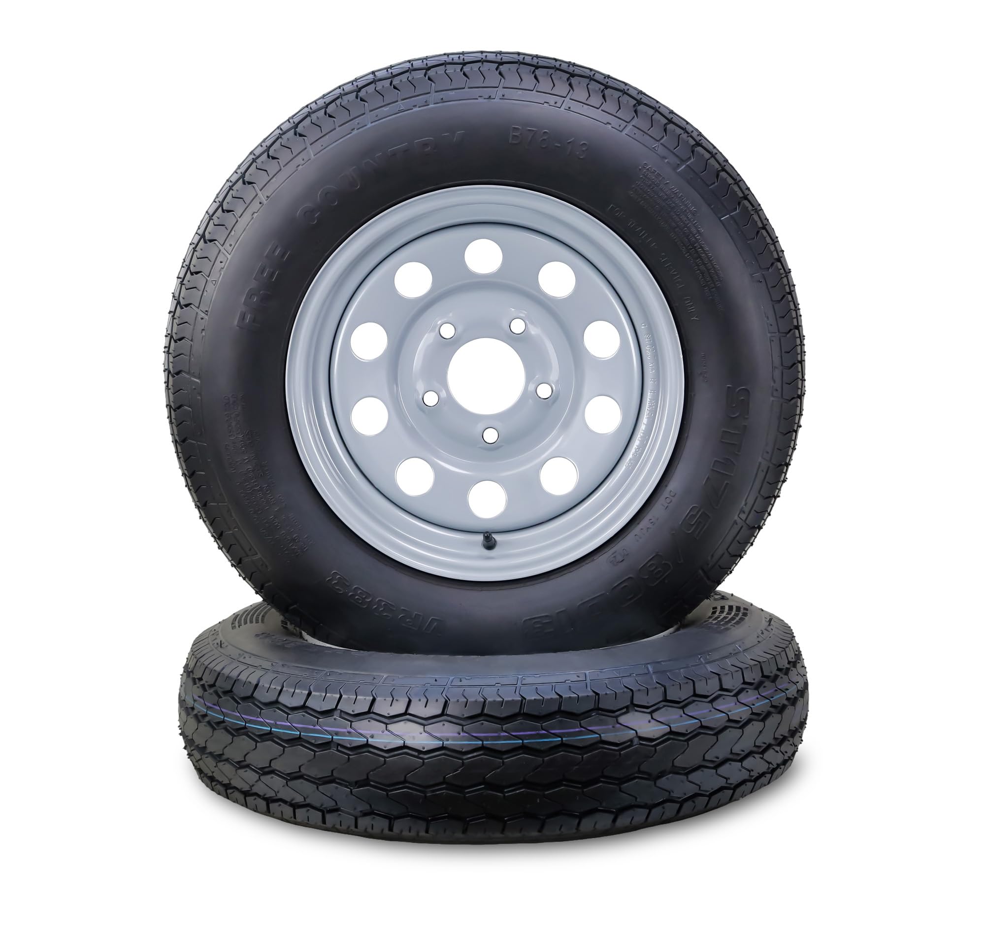 Snapklik.com : Free Country Trailer Tire Wheel Assembly ST175/80D13 6 ...