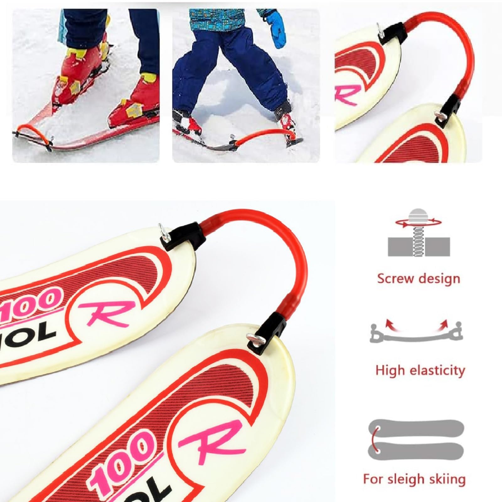Connecteur de Pointe de Ski, Aide à l'Entraînement pour Débutants