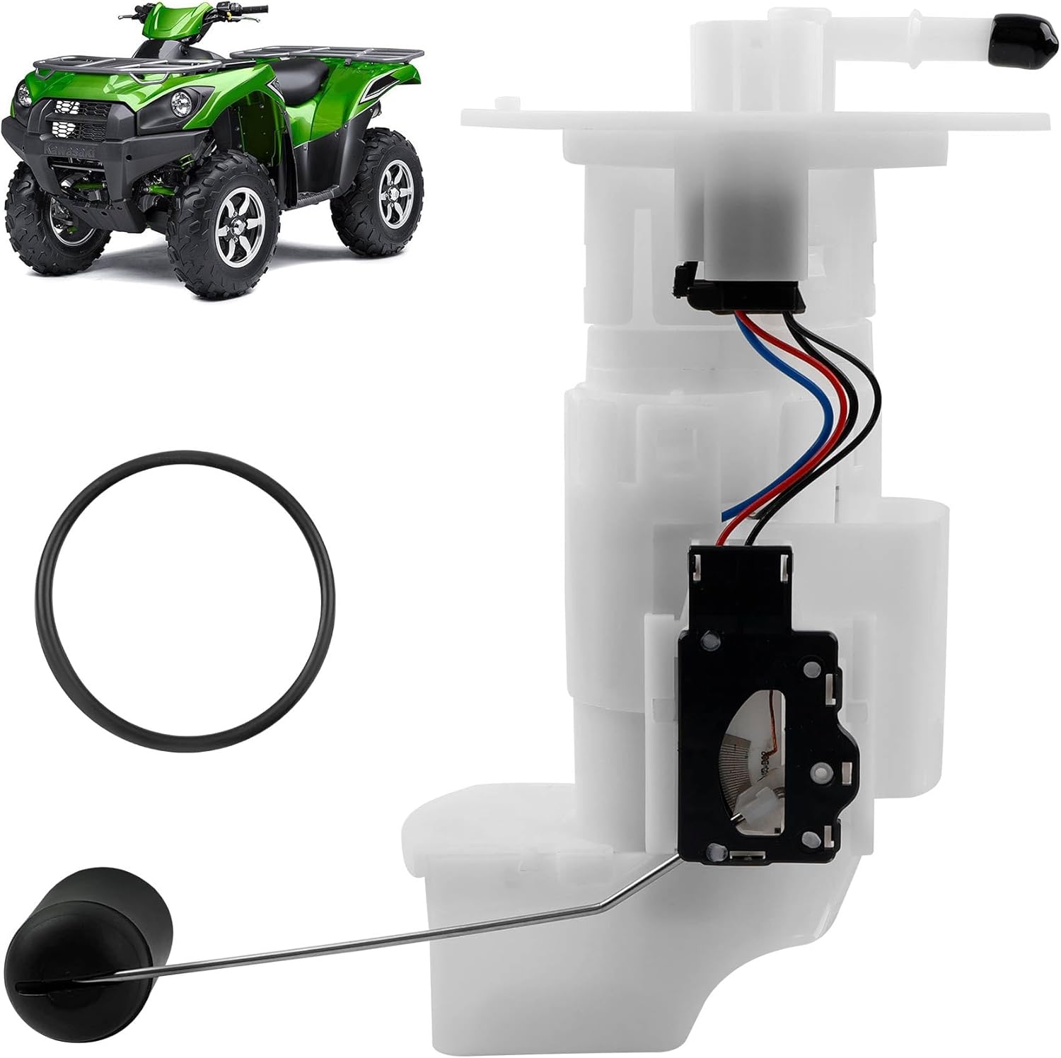 49040-0717 Fuel Pump Module Assembly Compatible with Kawasaki Brute Force KVF750 4x4i / 4x4i EPS / 4x4i EPS Camo 2008-2023 Replaces# 49040-0033, 49040-0833