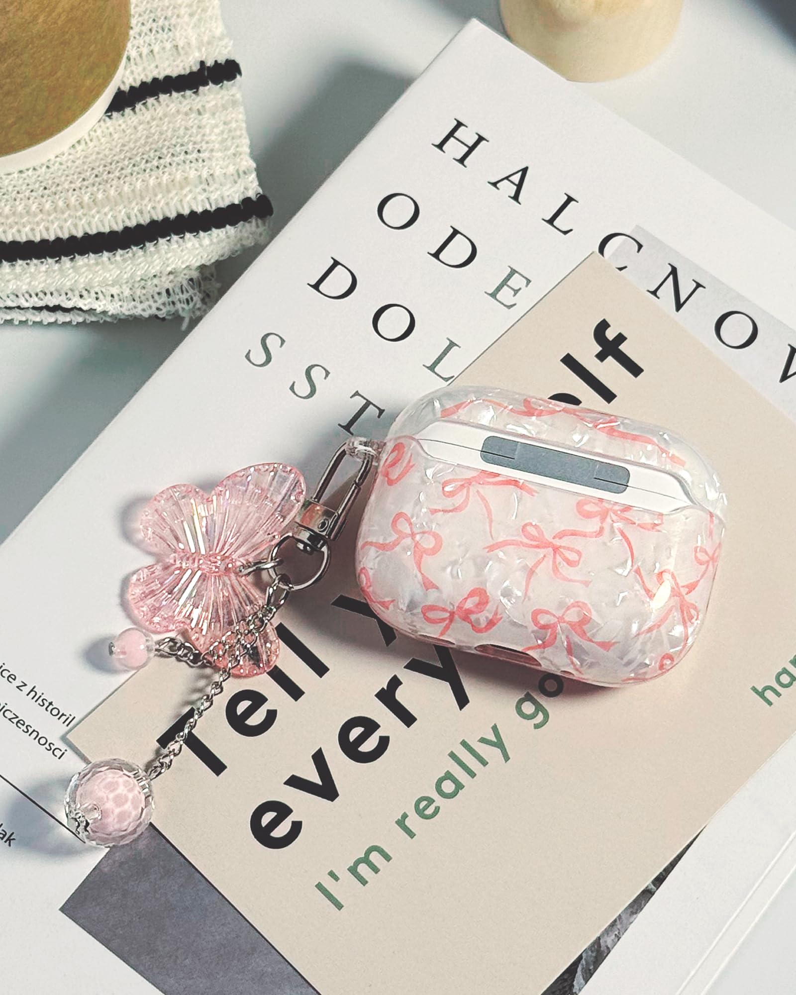 Amazon.co.jp: Srddty AirPods Pro 3 ケース キュート シェルパターン