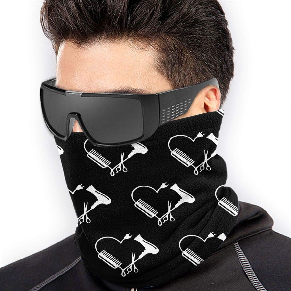 Carwayii Hairdresser Neck Warmer Windproof Comfy Face Cover Mask Balaclava Breathable Lightweight Mouth Cover Multifunctional Soft Bandanas For Men Women at  Men’s Clothing store