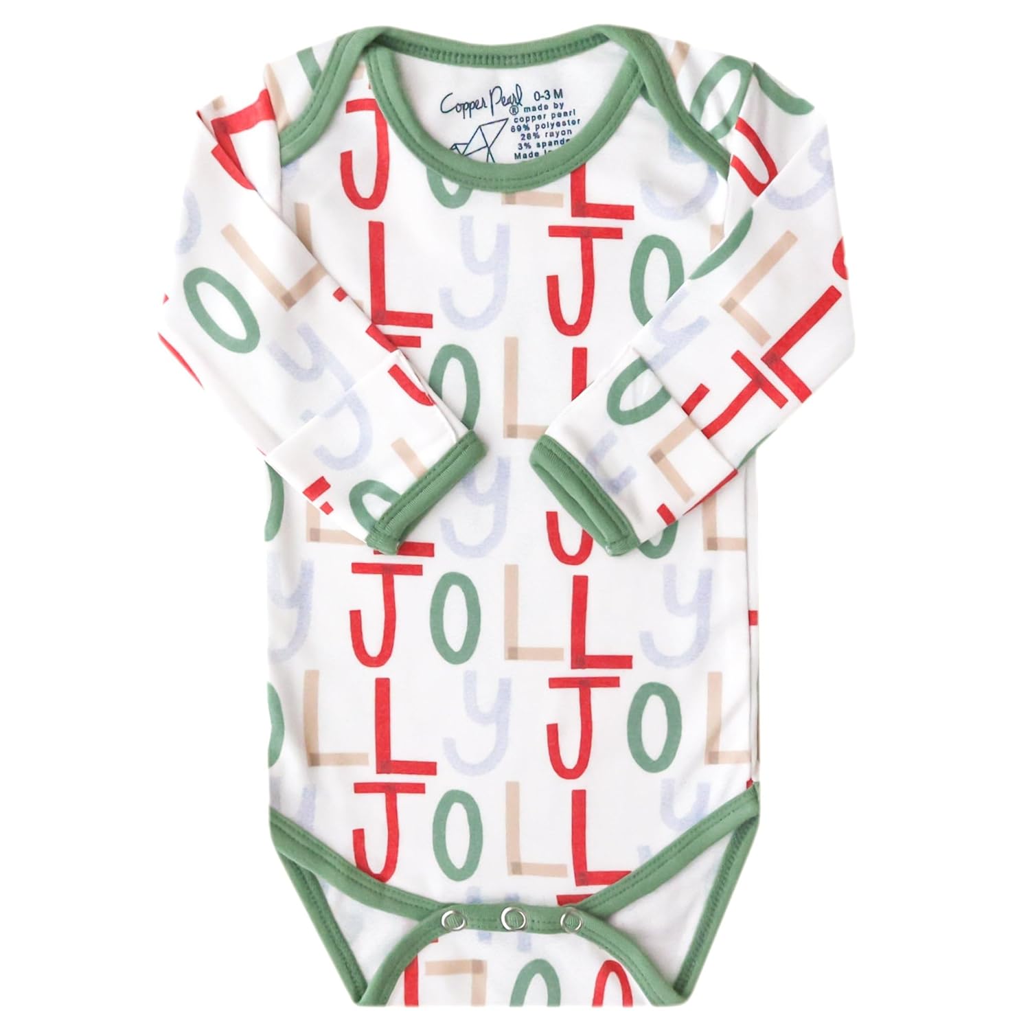 Copper Pearl Long Sleeve Bodysuit Surf